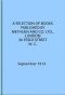 [Gutenberg 42977] • A Selection of Books Published by Methuen & Co. September 1913